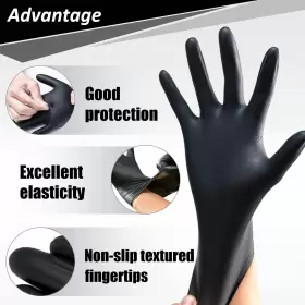 735372850341 PROMEDIX Nitrile Gloves Disposable Latex Disp #2
