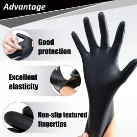 744759449269 PROMEDIX Nitrile Gloves Disposable Latex Disposa #2