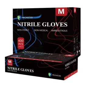 B09N6RCJHP PROMEDIX Nitrile Disposable Gloves Latex Powder
