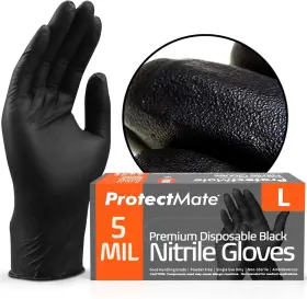 313111148142 PROTECTMATE Mil Nitrile Gloves Handling