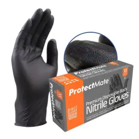 858691101221 PROTECTMATE Nitrile Gloves Mil Disposable #2