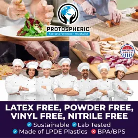 860004024828 PROTOSPHERIC Disposable Gloves Food Poly Kitchen #2