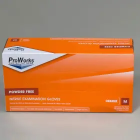 GL-N105ORFM PROWORKS Pack Nitrile Examination Gloves Sterile #2