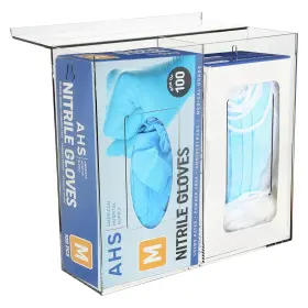 313055147157 PROXXI Acrylic Double Glove Dispenser Lid Wall