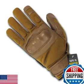 B00DPI9MCQ RAPDOM Tactical Nomex Knuckle Gloves Coyote