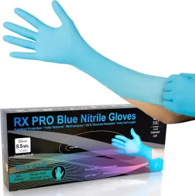 711181236002 RAXWELL Disposable Cuff Nitrile Gloves