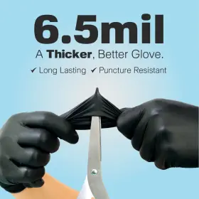 850048437258 RAXWELL Disposable Gloves Latex Mil Nitrile #2