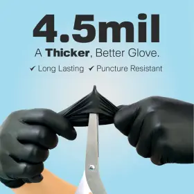 850048437319 RAXWELL Disposable Gloves Latex Mil Nitrile Glov #2