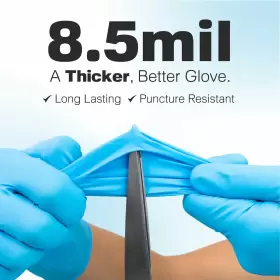 850048437340 RAXWELL Gloves Disposable Latex Mil Nitrile #2