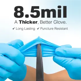 850048437371 RAXWELL Gloves Disposable Latex Mil Nitrile #2