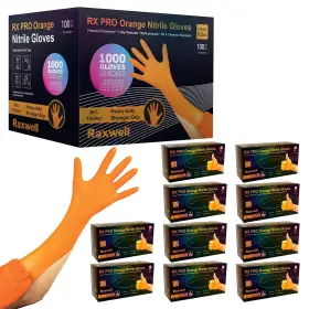 850048437494 RAXWELL Nitrile Gloves Mil Diamond Texture Grip