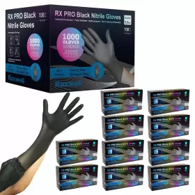 850048437760 RAXWELL Disposable Gloves Latex Mil Nitrile Larg