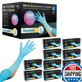 B0BVSMDBZ7 RAXWELL Nitrile Glove Grip Food Medical Latex