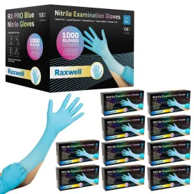 RW3012-C RAXWELL Nitrile Gloves Disposable Latex Mil Medical