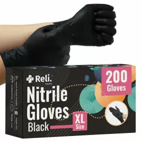 606301814720 RELI Nitrile Gloves Pack Mil Disposable Pow