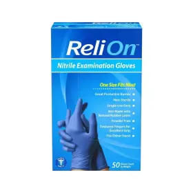 WAL4045 RELION Nitrile Examination Gloves Powder Sterile