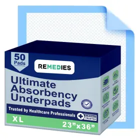 B07PKX8CTW REMEDIES Disposable Bed Pads Seniors Kids Puppy