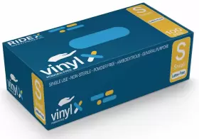 850001955201 RIDEX Disposable Gloves Latex Powder