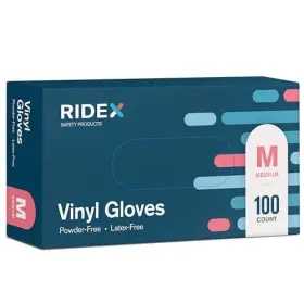 850001955218 RIDEX Disposable Gloves Latex Powder