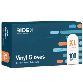850001955232 RIDEX Disposable Gloves Latex Powder