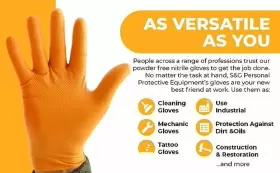 745978510938 S-G Nitrile Gloves Disposable Latex #2