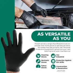 745978511041 S-G Nitrile Gloves Latex Powder Cleaning Const #2