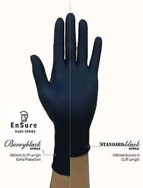 859865005640 SAF-CARE Ensure Derma Powder Nitrile Exam Gloves #2