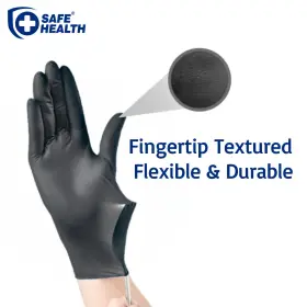 313025349383 SAFE HEALTH Nitrile Disposable Gloves Latex Box #2