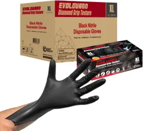 313112075072 SAFE HEALTH Nitrile Disposable Gloves Mil
