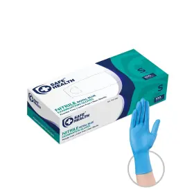 712832880663 SAFE HEALTH Nitrile Exam Disposable Gloves Latex
