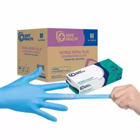 712832881059 SAFE HEALTH Nitrile Exam Disposable Gloves Latex