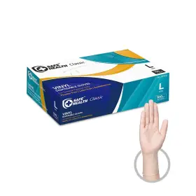 712832881110 SAFE HEALTH Disposable Gloves Food Latex Powder