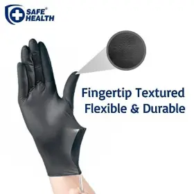 712832885095 SAFE HEALTH Nitrile Disposable Gloves Mil Box #2