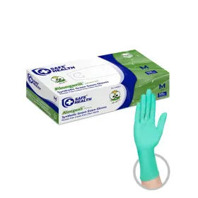 712832886733 SAFE HEALTH Aloegenii Exam Disposable Gloves Mil