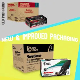 712832887778 SAFE HEALTH Diamond Grip Nitrile Disposable #2