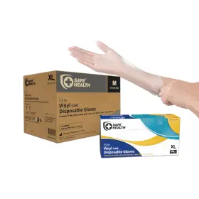 719886616255 SAFE HEALTH Disposable Gloves Food Latex