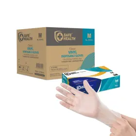 SVF4CC-CS-M SAFE HEALTH Disposable Gloves Latex Powder