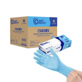 SVN5B3-CS01-M SAFE HEALTH Nitro Nitrile Synthetic Exam Gloves