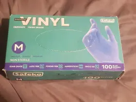 SK-1023-SVEF-BL-M-100 SAFEKO General Disposable Gloves Powder