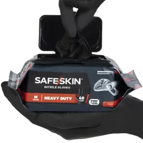 48370-DSP SAFESKIN Nitrile Disposable Gloves Powder