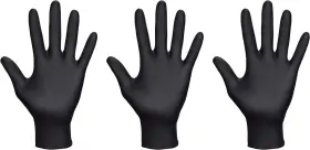 66518-L-3INNER SAFETY Raven Powder Disposable Nitrile Mil