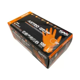 66573 SAFETY Astro Grip Powder Nitrile Disposable Glove Pack