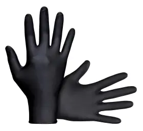 66582 SAFETY Derma Tuff Powder Nitrile Disposable Gloves Mil