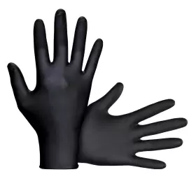 66583 SAFETY Derma Tuff Powder Nitrile Disposable Gloves Mil