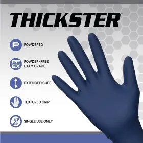 SSS660520 SAFETY Thickster Powder Exam Latex Disposable #2