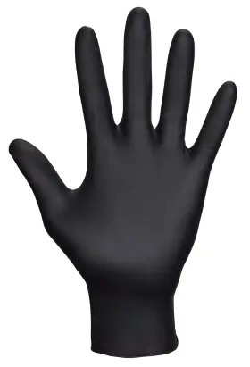 SSS66518BX SAFETY Raven Powder Examination Nitrile Gloves Mil #3