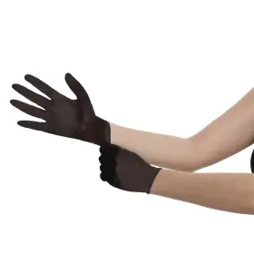 XLBLACKEXNI6MIL SAFETY WERCS Disposable Nitrile Gloves Mil #3