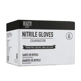 XLBLACKEXNI6MIL SAFETY WERCS Disposable Nitrile Gloves Mil