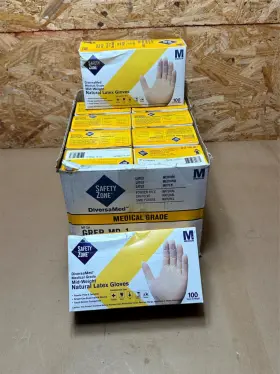 GREP-MD-1 SAFETY ZONE Pack Diversamed Medical Latex Gloves
