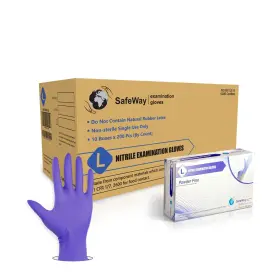 SW-NG2002-L SAFEWAY Nitrile Gloves Powder Latex Profess